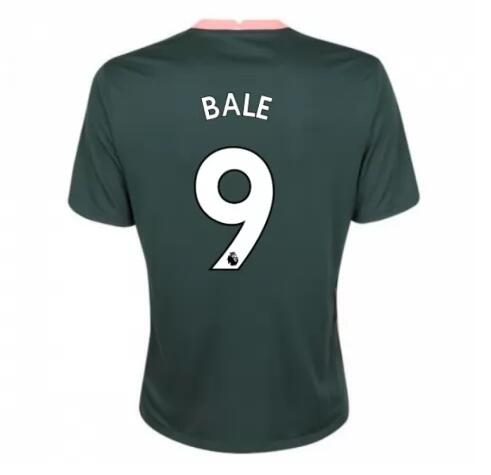 Tottenham Hotspur Away Kit Soccer Jersey BALE 9 2020/21